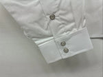 New Women’s White Horse White Gem Long Sleeve Pearl Snap XL II-29