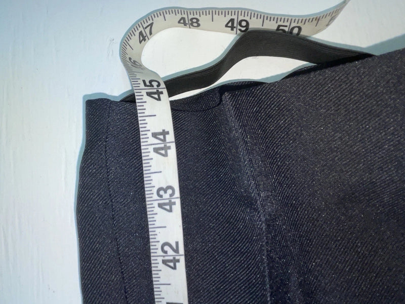 New Vintage Black Crimplene Polyester Pants XX-90