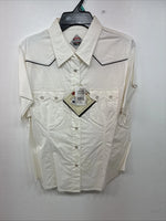New Kids Cumberland White Short Sleeve Pearl Snap XL II-48