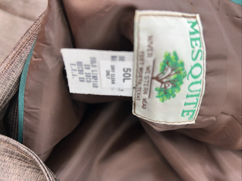 New Men’s Mesquite Brown Suit Jacket 50L Y-604