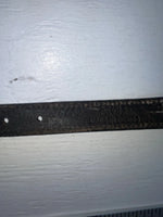 New Black Genuine Leather Chambers Beaded 28” Belt #PR485 JJ-136