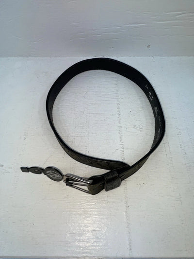New Black Genuine Leather M & F Tooled 24” Belt #3010201 NN-80