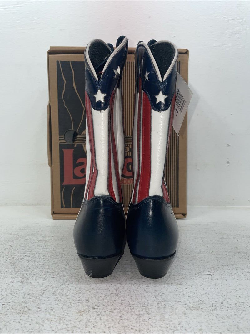 New Youth U.S. Flag Laredo Cowboy Boots. 1644 5 M. 2-119