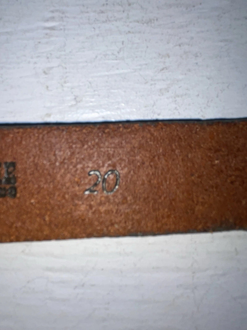 New Gray Genuine Leather Comanche Tooled 20” Belt #10357 NN-65