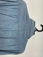 New Women’s Pioneer Wear Blue Long Sleeve Button Up Size 14 KK-116