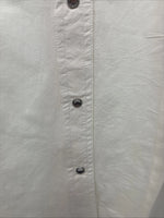 New Women’s Cumberland White Gem Long Sleeve Pearl Snap Medium KK-17