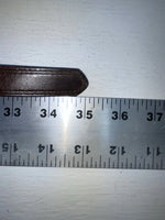 New Brown Genuine Leather Nocona Silver Pendent 30” Belt #3216215 NN-31