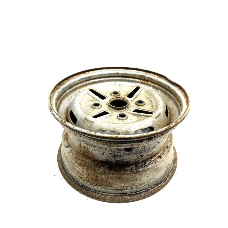 92 Yamaha Big Bear 350 4x4 OEM 12x6.5 Front Wheel Rim 3HN-25180-00-35 AY53