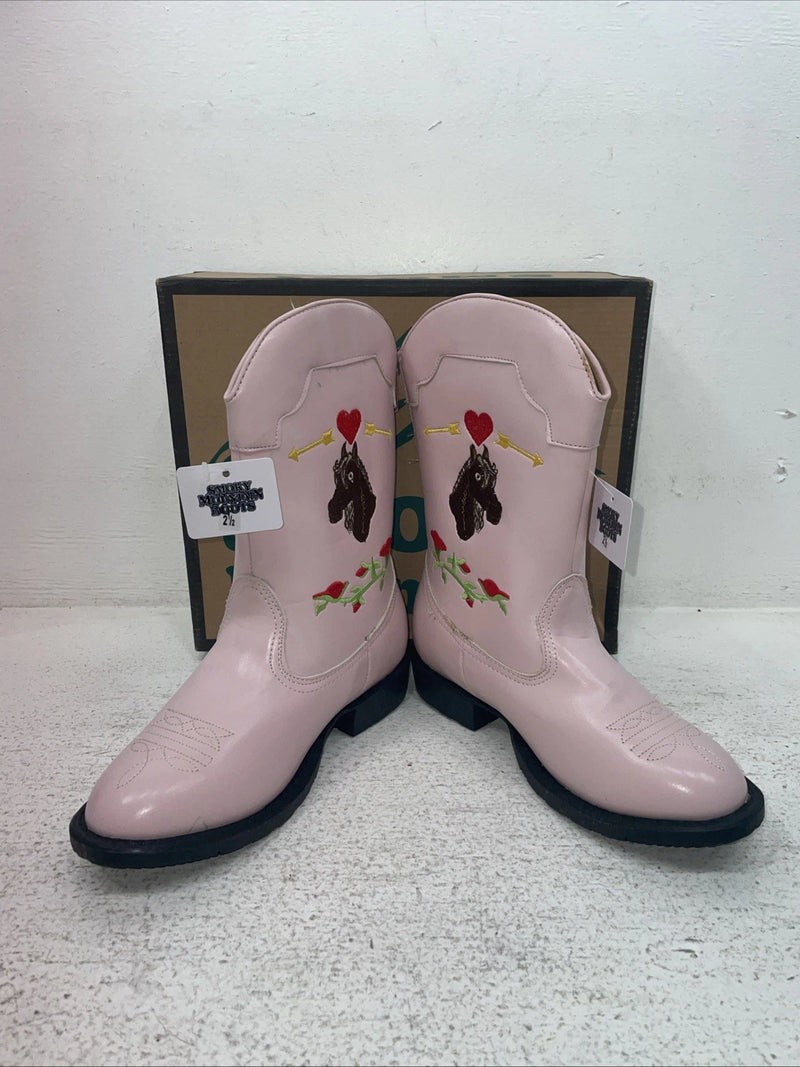 New Kids Pink Smoky Mountain Cowboy Boots. 1164 2.5 2 1/2. 23-149
