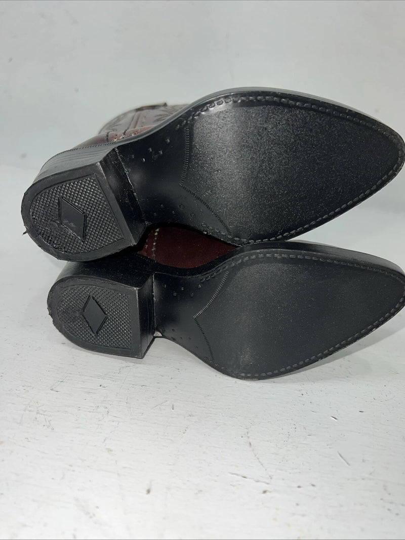 New Children’s Brown Texas Cowboy Boots. 9 D 24-40