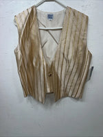 New Women’s Congress Classics Gold Western Show Vest XL #0204 UU-23