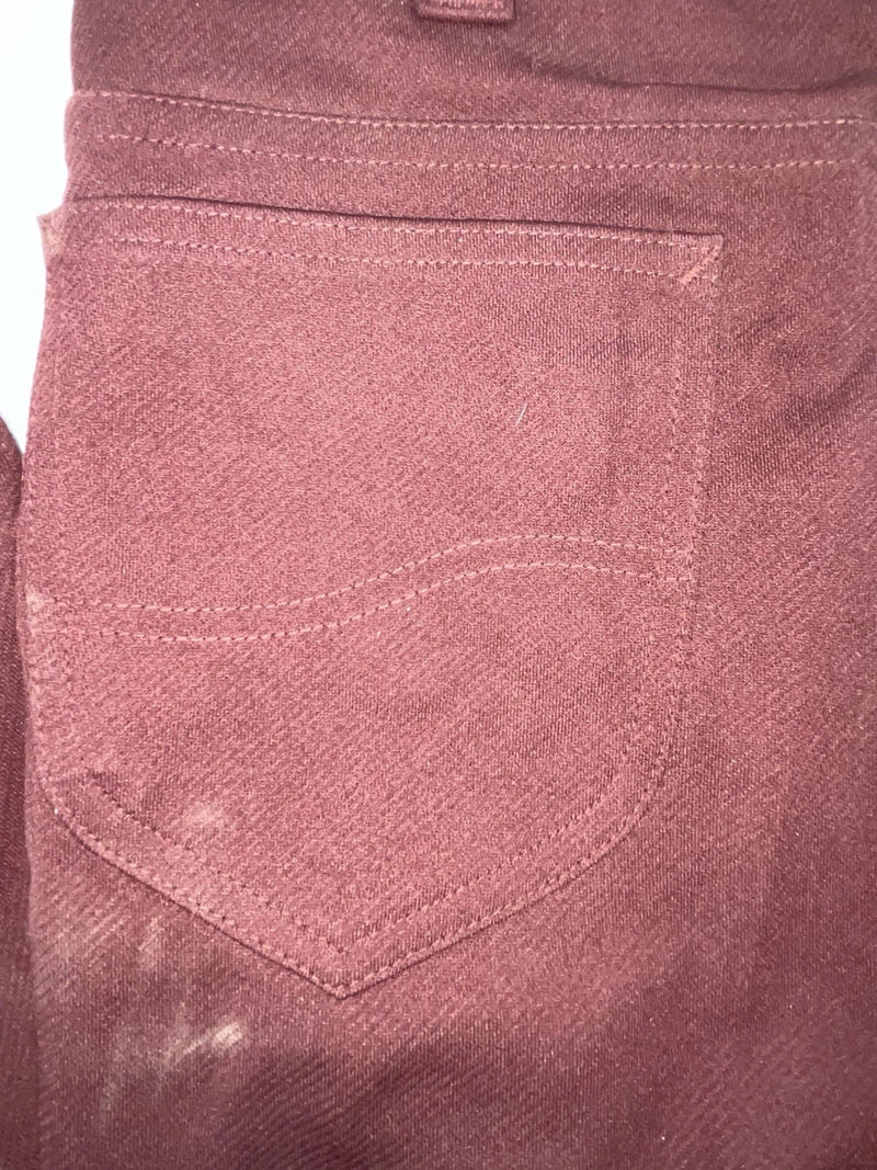 New Vintage Red Lee Polyester Pants #2004061 OO-87