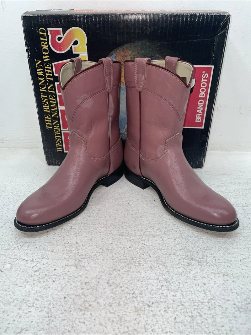 New Youth Pink Texas Brand Cowboy Boots. 3233 3 D. 22-25