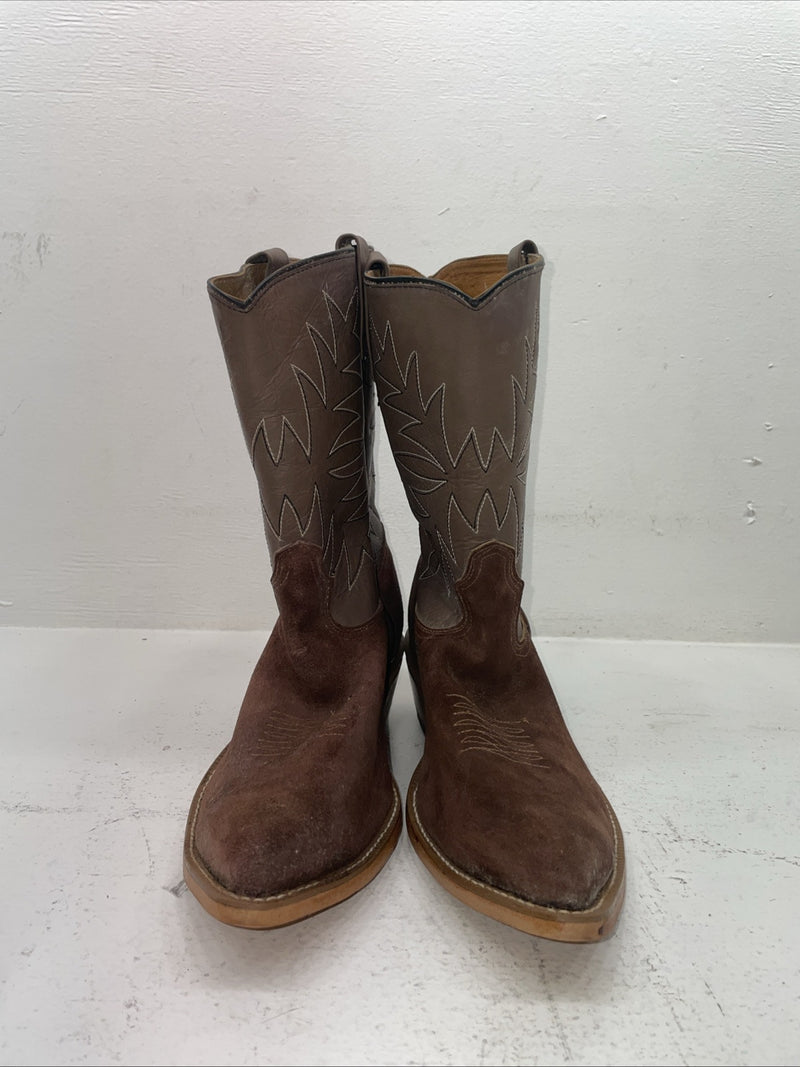 New Men’s Brown Acme Cowboy Boots. 7522 10 D. 6-44