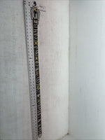 New Black And White Genuine Leather Nocona Rainbow Bling M Belt #1330999 Z-10