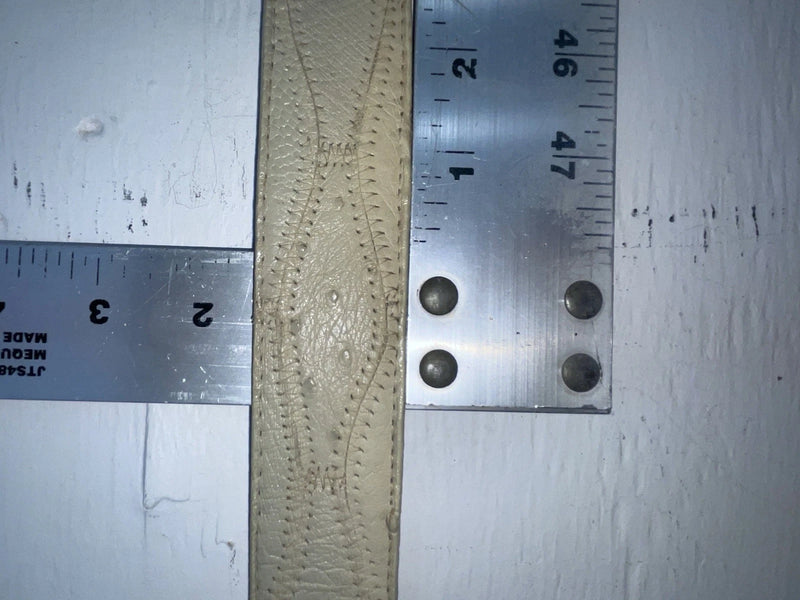 New Tan Genuine Leather Nocona Stitched 42” Belt #16108130 JJ-92