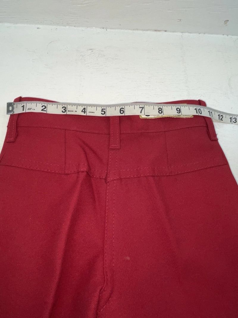 New Vintage Red Dickson Jenkins Polyester Pants #9928 3A-43