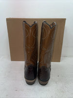 New Men’s Brown Rodeo Cowboy Boots. 7044 7 D. 1-42