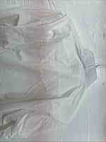 New ELY Cattleman White Long Sleeve Pearl Snap English Shirt Small X-97