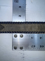 New Blue Genuine Leather Nocona Weaved 28” Belt #B456 NN-71