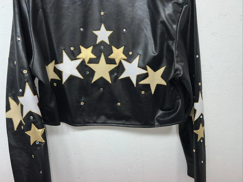 New Women’s 1849 Authentic Ranchwear Long Sleeve Leather Jacket XL RR-21