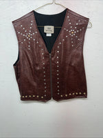 New Women’s 1849 Authentic Ranchwear Brown Snakeskin Show Vest Medium H-604