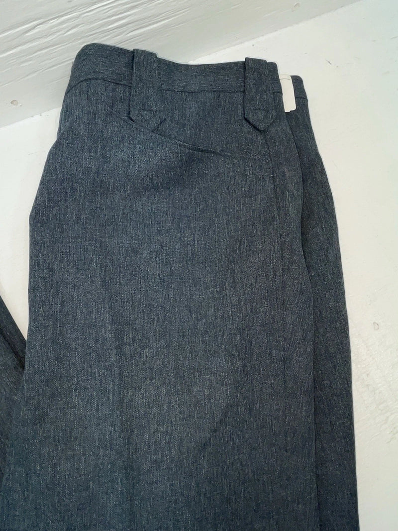 New Vintage Gray Circle S Polyester Pants #CP4776 XX-75