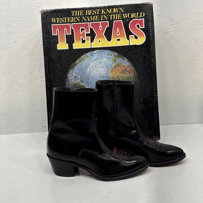NEW Men Dark Chocolate Texas Brand Western Fasion Boot. Size 8EE. 2-5.