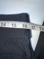 New Vintage Black Circle S Polyester Pants #CP4793 OO-100