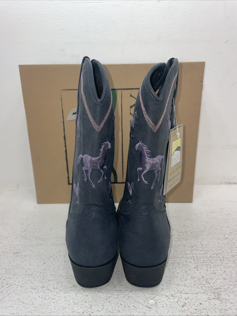 New Women’s Navy Smoky Mountain Cowboy Boots. 3878 Y 6. 2-69