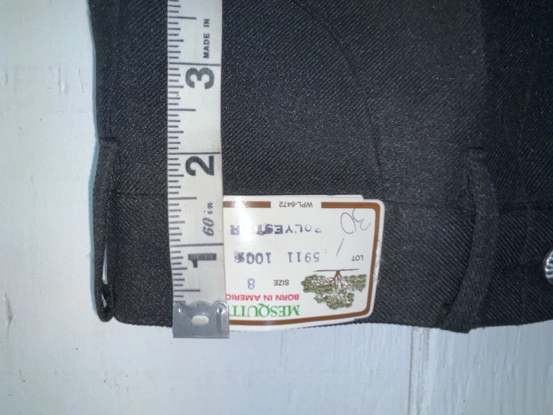 New Vintage Black Mesquite Polyester Pants #5911 3A-106