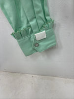 New Women’s Hartman Green Long Sleeve Pearl Small Size 38 TT-132
