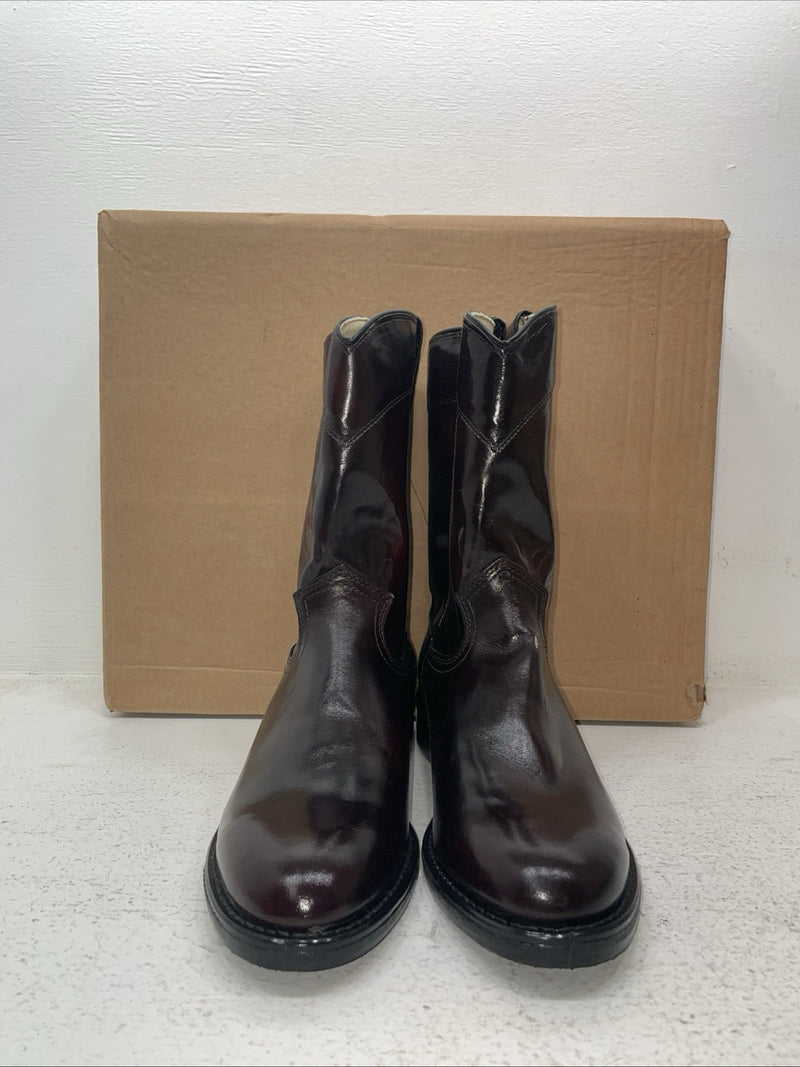 New Men’s Black Texas Brand Cowboy Boots. 6820 9.5 9 1/2 M. 4-54