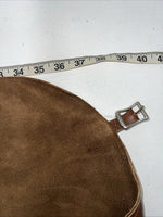 NOS Brown Show Chaps With Fringe Adjustable Waist 40” L-44