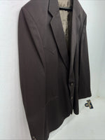 New Men’s Circle S Brown Suit Jacket 48L #1929 S-608