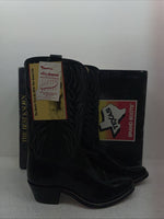 New Men’s Black Texas Brand Cowboy Boots. 5010 9.5 9 1/2 D. 5-12