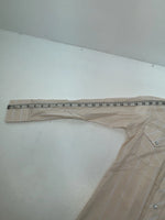 New Women’s Tan Striped ELY Plains Long Sleeve Button Up Shirt 3B-99