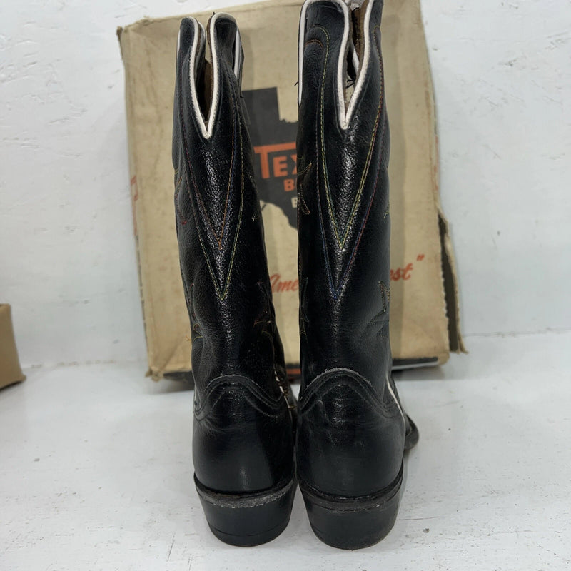 New Women’s Black Texas Brand Cowboy Boots. 6 B. 20-77
