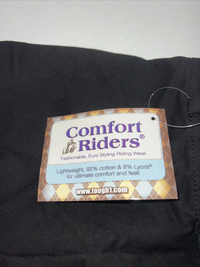 New Children’s Tough 1 Comfort Riders Black Pull On English Breeches. 12 A-150