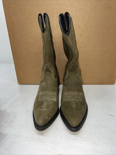New Women’s Green Texas Brand Cowboy Boots. SL520 6 M. 20-104