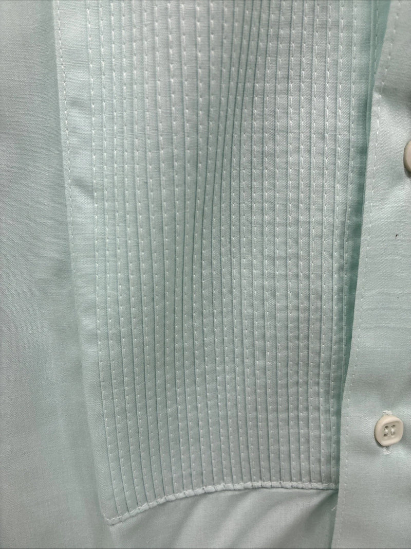 New Wayne Scott Blue Long Sleeve Button Up English Shirt Small X-85