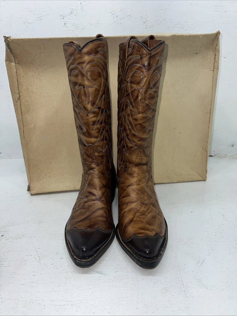 New Women’s Brown Texas Brand Cowboy Boots. L81 6 M. 20-118