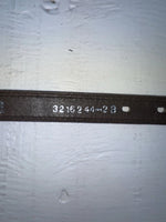 New Brown Genuine Leather Nocona Silver Pendent 28” Belt #3216244 JJ-119