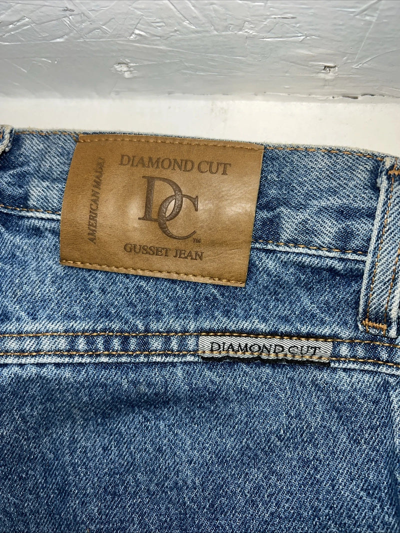 New Women’s Diamond Cut Slim Fit Gusset Denim Jeans No Back Pockets. 5/6x36 L-3