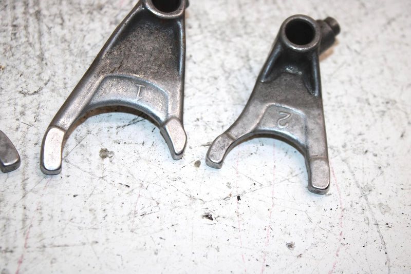 1987 Yamaha  Warrior OEM Shift Fork Set 1UY-18311-00-00 1YW-18511-00-00 AY16