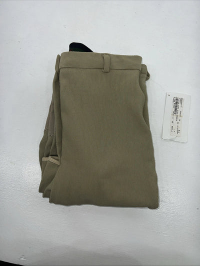 New Women’s Tan Tuff Rider Knee Patch English Breeches. 32 R 038283 D-51