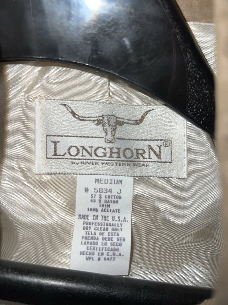 New Women’s Longhorn Brown Short Jacket Medium #5834 CC-605
