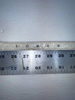 New White Genuine Leather Wrangler Tooled 28” Belt #4151 Z-135