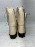 New Women’s Tan Lace Up Texas Brand Cowboy Boots. 4469 6:5 6 1/2 M. 19-116