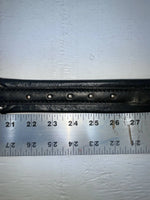 New Black Genuine Leather Tex Tan Weaved 24” Belt #76326